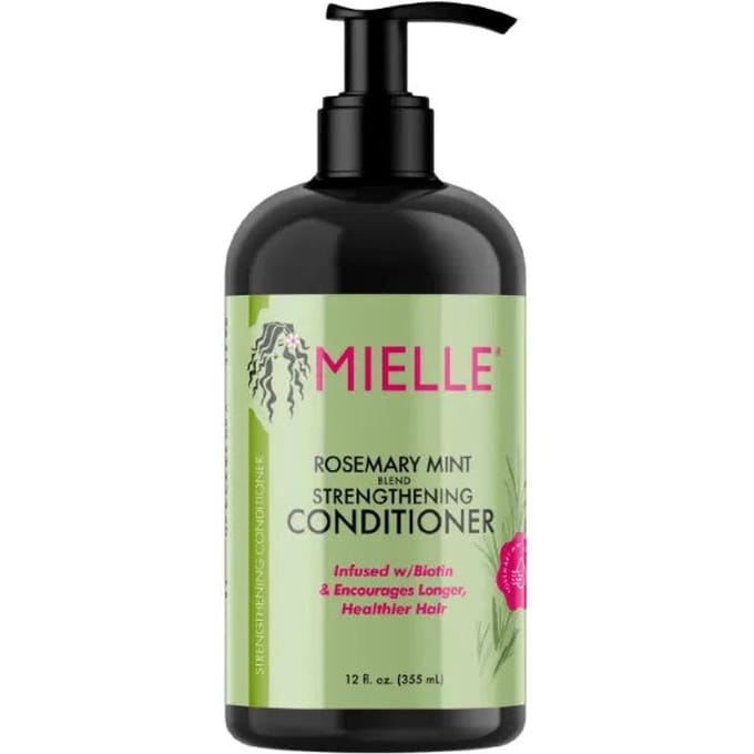 Mielle, Après-shampoing fortifiant, mélange romarin-menthe, 350 ml (355ml) black