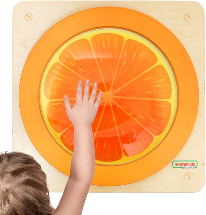 Masterkidz Sensorisch Educatief Bord Oranje - UNI