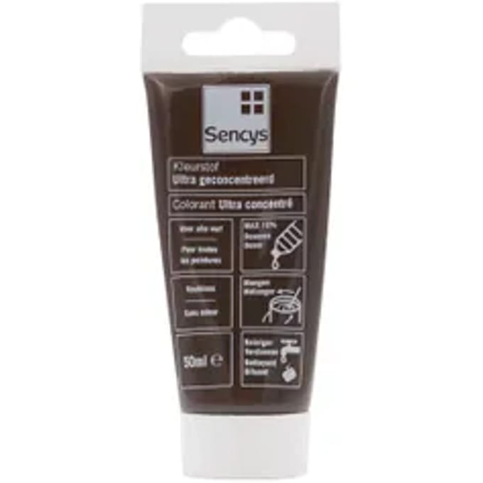 Ultra Geconcentreerde Kleurstof Voor Verf Sencys Chocolat 50ml