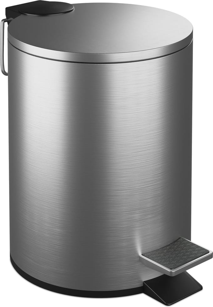 Badkamer prullenbak - 3 l - rvs - softclose - binnenemmer - toilet