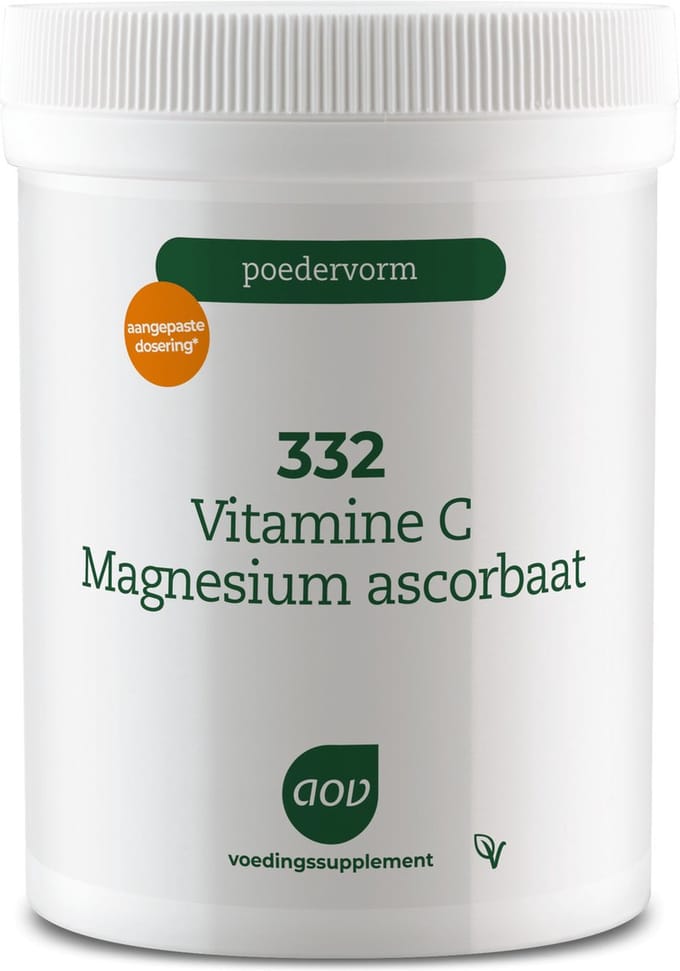 AOV 332 Vitamine C Magnesiumascorbaat - 250 g - Vitaminen - Voedingssupplementen