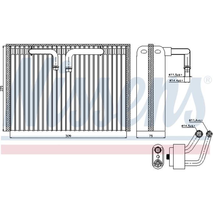 Verdamper, airconditioning NISSENS 92296