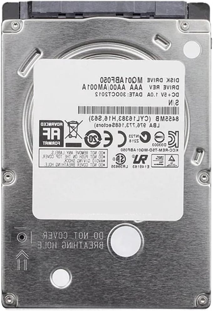 Interne Harde Schijf - HDD Laptop - Opslag Uitbreiden - 2.5 Inch Formaat - 2TB - Zilver