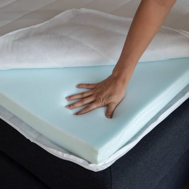 Soft Sense Koudschuim Topper | Met split| 6,5cm dik| CoolTouch Comfort-foam Topdek matras 140x220 cm split topper