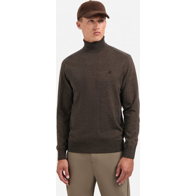 No Excess Pullover Roll Neck Taupe Größe: XXL | Turtlenecks Outlet | Herren | Schwarz