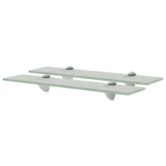 vidaXL - Schappen - zwevend - 2 - st - 50x10 - cm - 8 - mm - glas