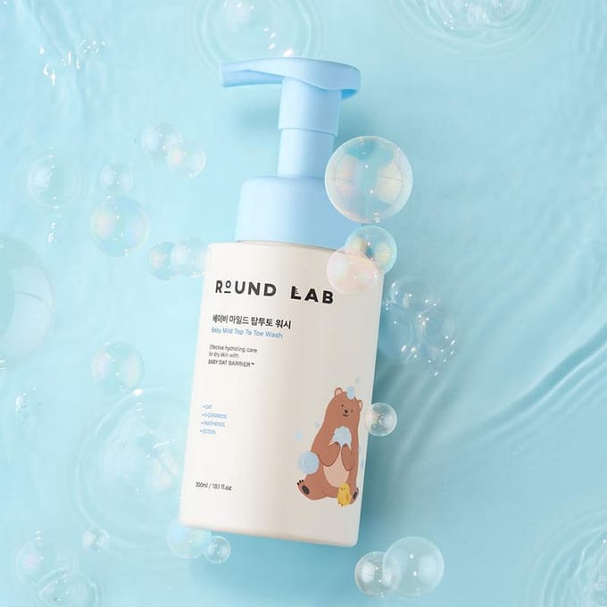 ROUND LAB Nettoyant doux pour bébé de la tête aux pieds 300 ml