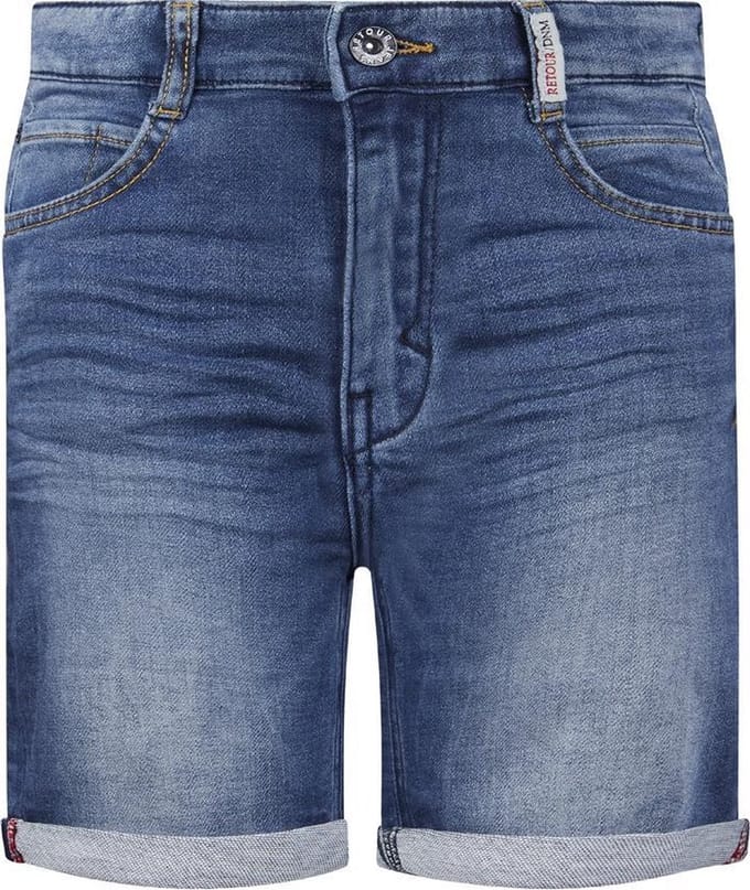 Retour Jeans Jongens Jeans short - medium blue denim - Maat 7