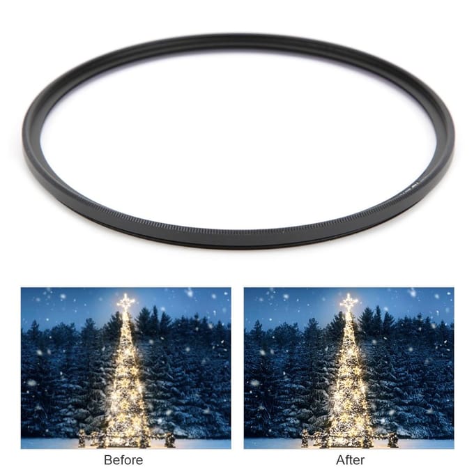 JUNESTAR Optisch Glas Lichtgewicht 95mm MC UV Lensfilter Accessoire voor CanonNikon SLR Camera black