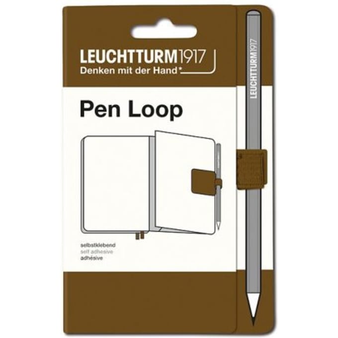Leuchtturm1917 pen loop zelfklevende pennenlus bruin
