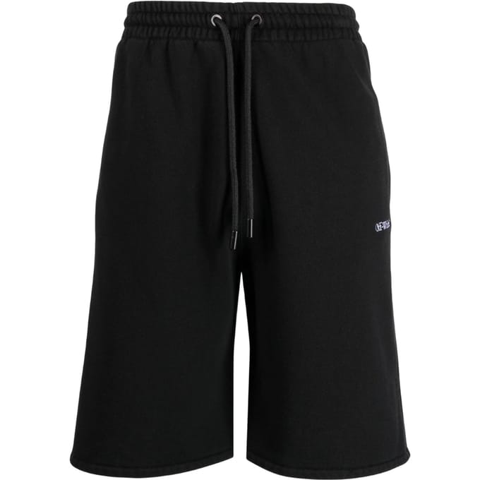 Off-white Stitch Diags Skate Sweatshorts Zwart
