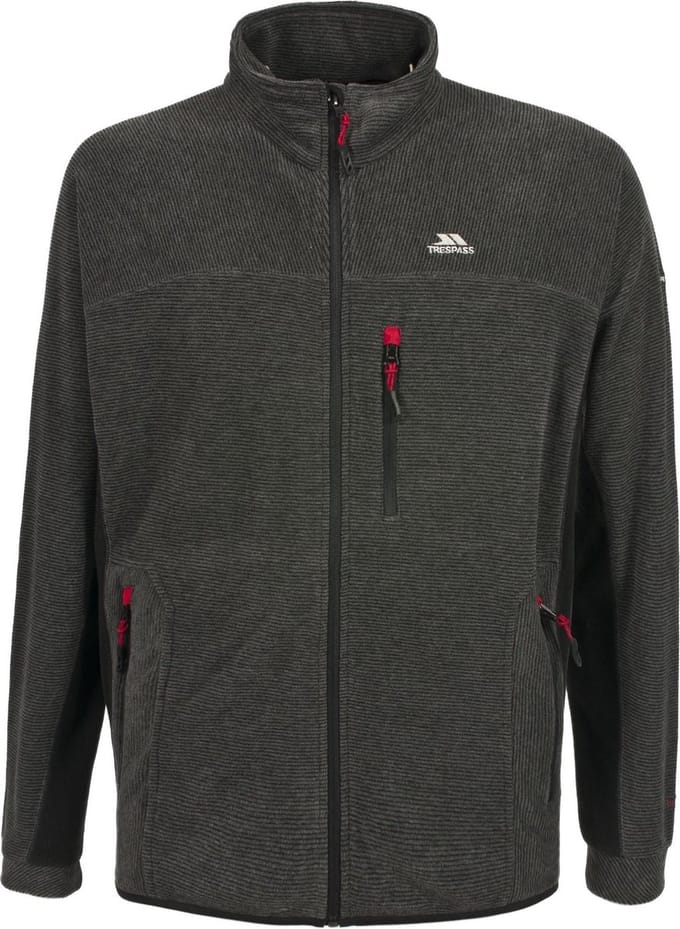Trespass fleecejas/fleecepullover Jynx - Herenfleece At300 Zwart