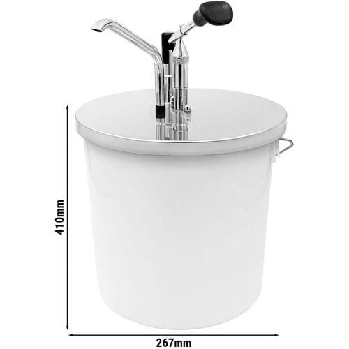 GGM Gastro Saucen-/ Dosierspender - 10 Liter - geeignet für Eimer