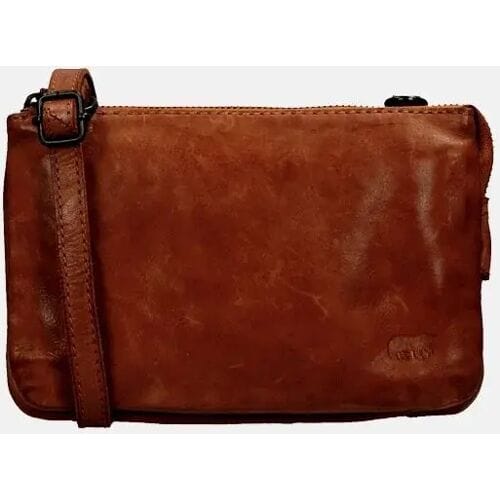 Bear Design Umi 2 Leren Schoudertas / Clutch / Crossbodytas - Cognac