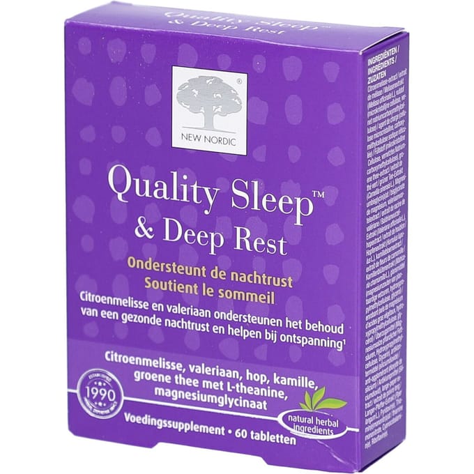 New Nordic Quality Sleep & Deep Rest Tabletten 60TB