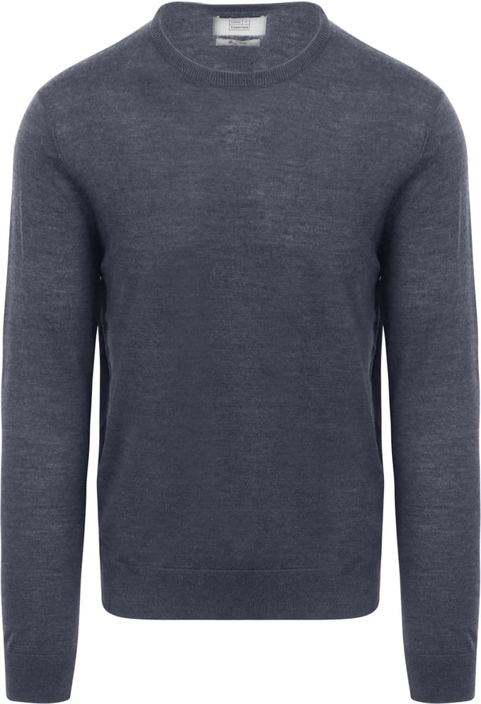 King Essentials The John Pullover Merino Antraciet - Maat S - Heren - Pullovers