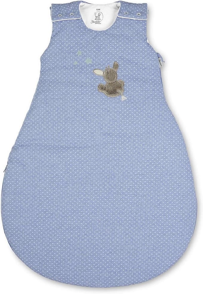 Babyslaapzak Ezel Lichtblauw Maat 50/56 | Comfortabel en Meegroeiend