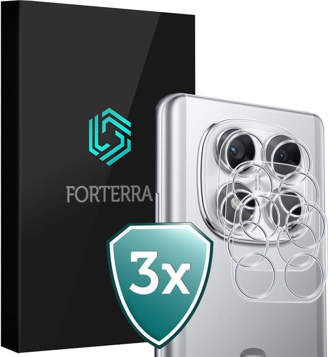 Camera Lens Protector 3 Stuks - Geschikt voor Xiaomi Poco X7 - Camera Screenprotector Beschermglas - Gehard Glas - Tempered Glass - Screen Protector