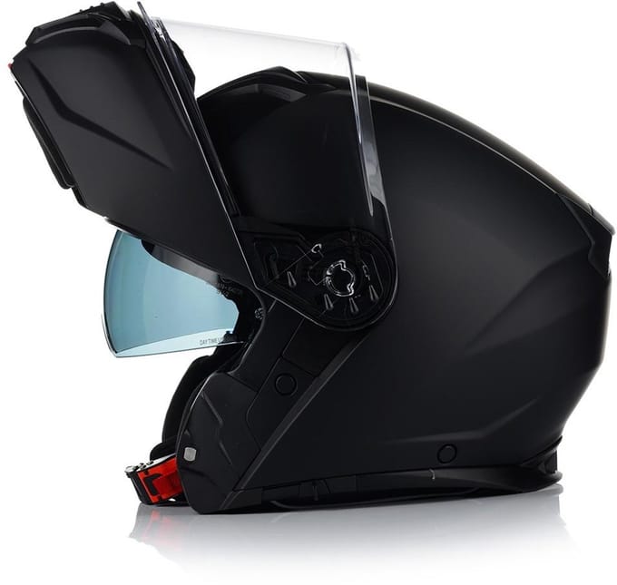 Vito Prato Mat Zwart - Maat S - Scooterhelm - Flip-Up helm - ECE 22.06 Gekeurd