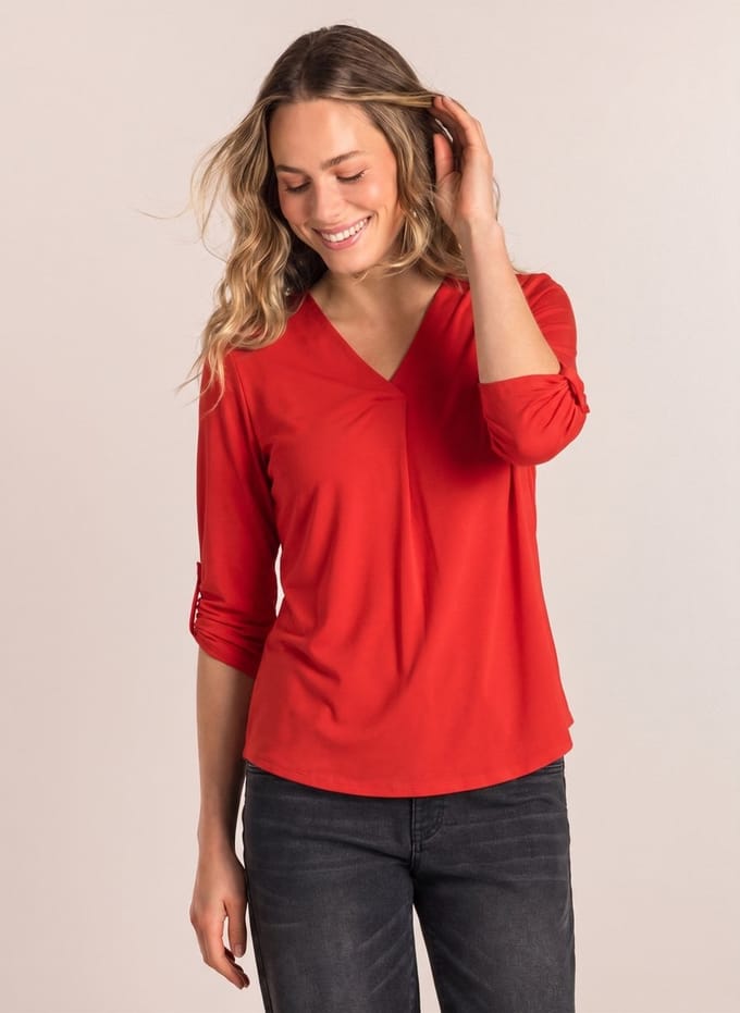 ES&SY Rosalee Tops - Red - maat 38