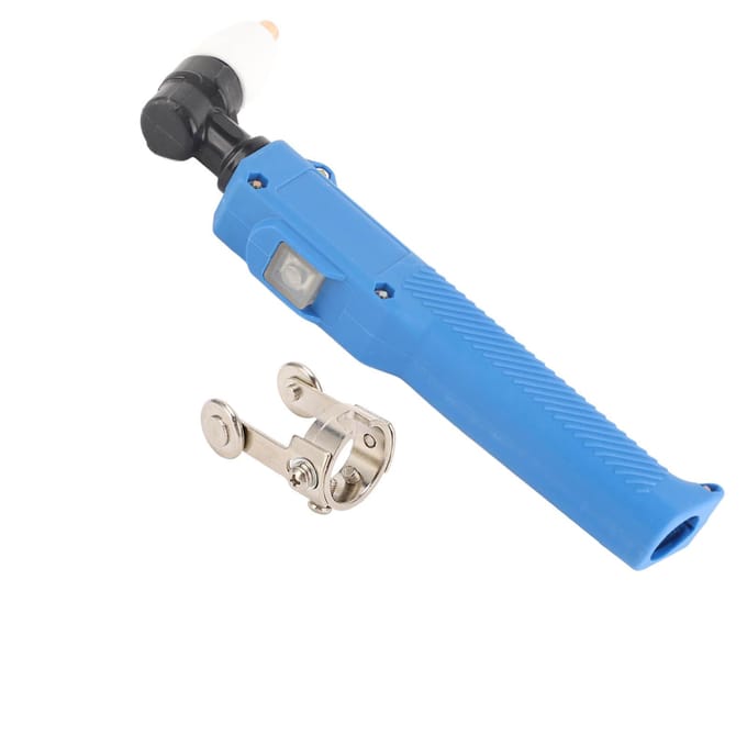 PT31 Plasma Snijkop Gebogen Handvat Handheld Plasma Snijbranderkop met Geleiderol