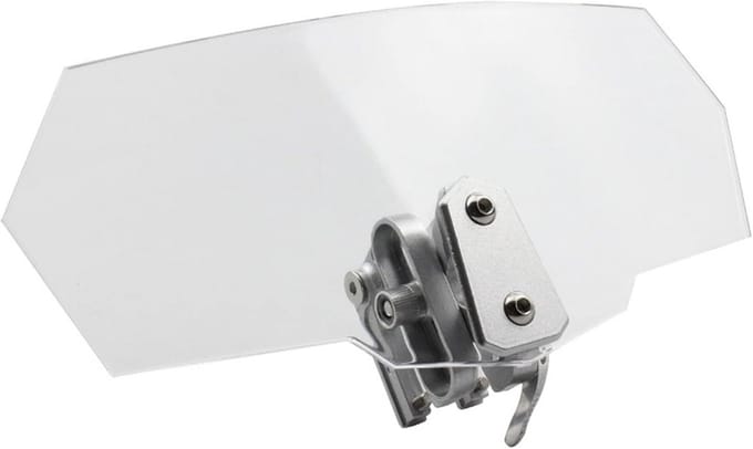 Universele Transparante Verstelbare Winddeflector voor Motorfietsen - Windscherm Interieur & Exterieur