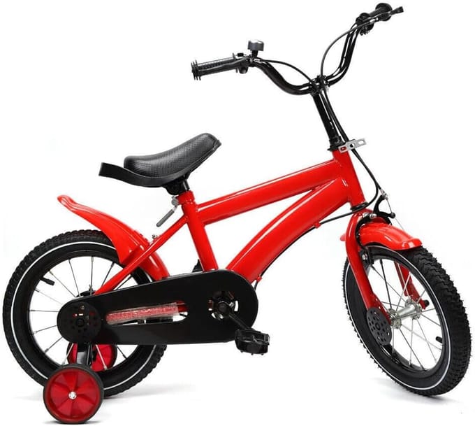 Kinderfiets - Loopfiets - Leren Fietsen - Stevig Frame - 14 Inch - Roze