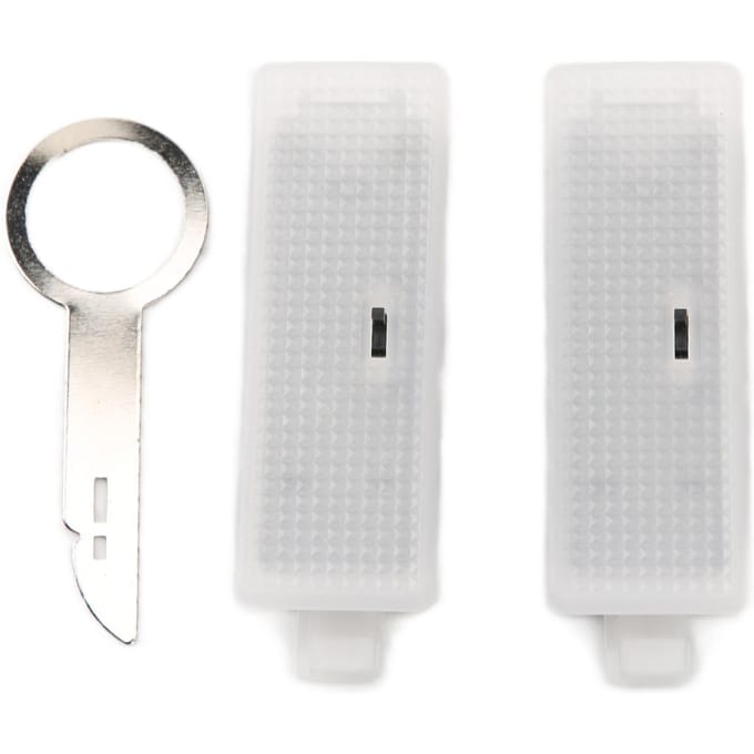 2 stuks Auto LED Deur Voetruimte Kofferbak Lamp Assemblage Drie Kleuren Vervanging voor X3 X5 X6 white