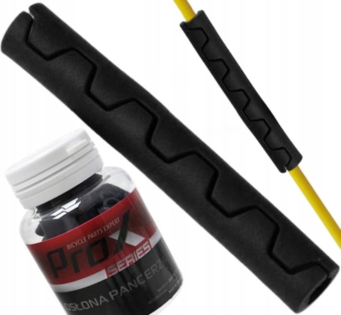 Prox - Remkabelbescherming - Zwart - Siliconen - 40mm