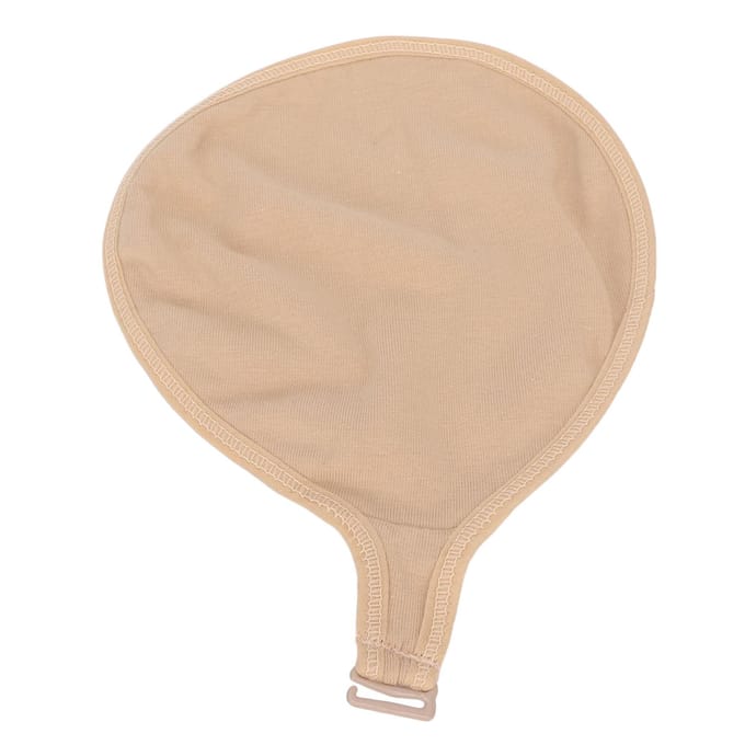BH Inzetstuk Pad Zakje Zacht Ademend Draagbaar Haak Katoen BH Pad Mouwhoes voor Links of Rechts S beige