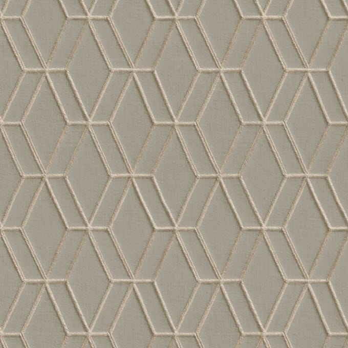Dutch Wallcoverings Wallstitch/Bs1 Hexagonal Grey - Grijs
