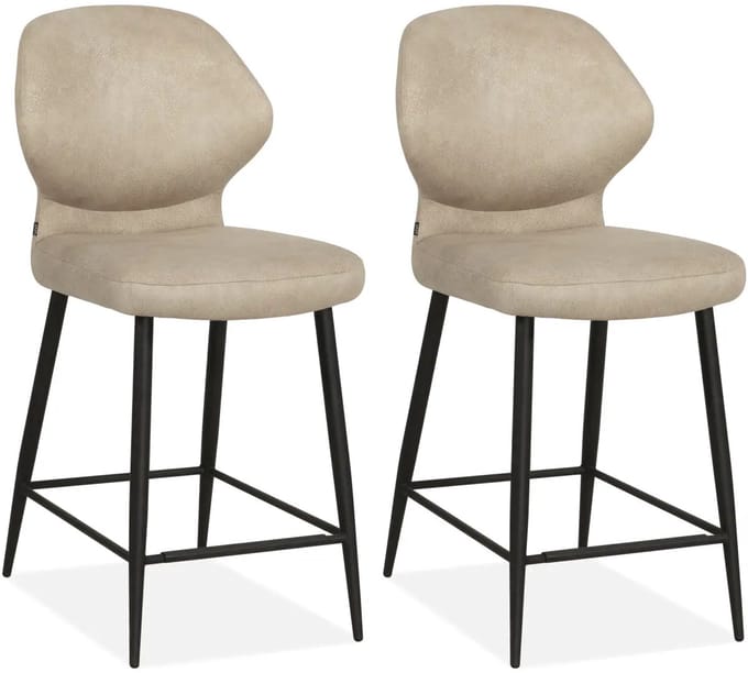 MX Sofa - Barstoel Jamaica - Sand (set van 2 stoelen)