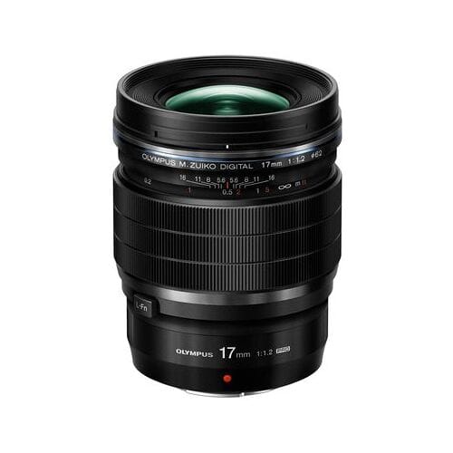 Olympus M.Zuiko AF 17mm f/1.2 PRO ED incl. zonnekap  Micro Vier Derde