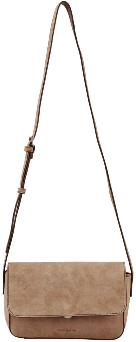FREDsBRUDER Schoudertas Best to Come Crossbag Soft Caramel Lichtbruin