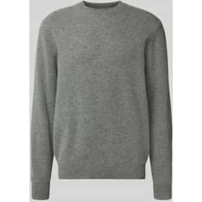 Pullover van wol met ribboordjes