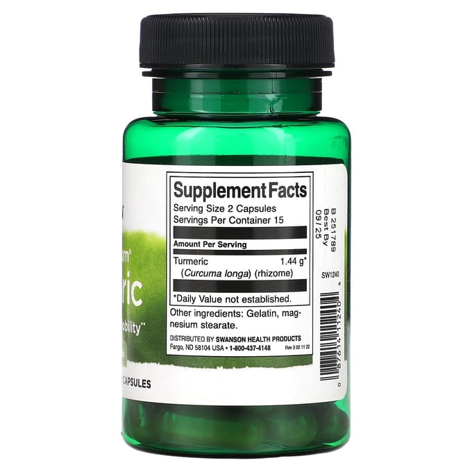 Curcuma Spectre Complet, 720mg, 30 Capsules