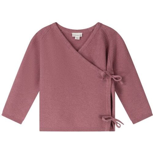 Prénatal newborn overslagshirt brei Violet Pink 56 dames