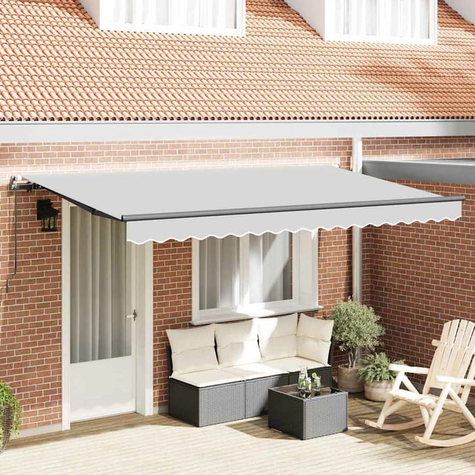 vidaXL - Zonnescherm - Frame - Antraciet - 4 - x - 2 - m - Metaal