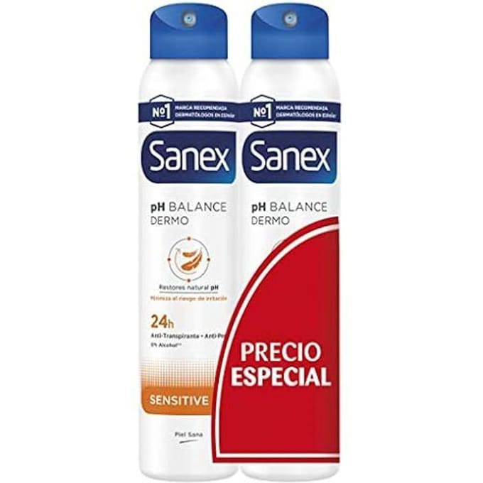 Deodorant Spray - Sanex - Dermo Sensitive - Hypoallergeen - Effectieve Bescherming - Gevoelige Huid