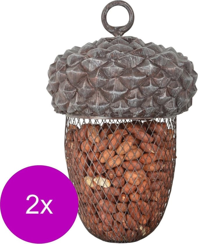 Best For Birds Voederhanger Eikel - Voersilo - 2 x 0.243 g Bruin  stuks
