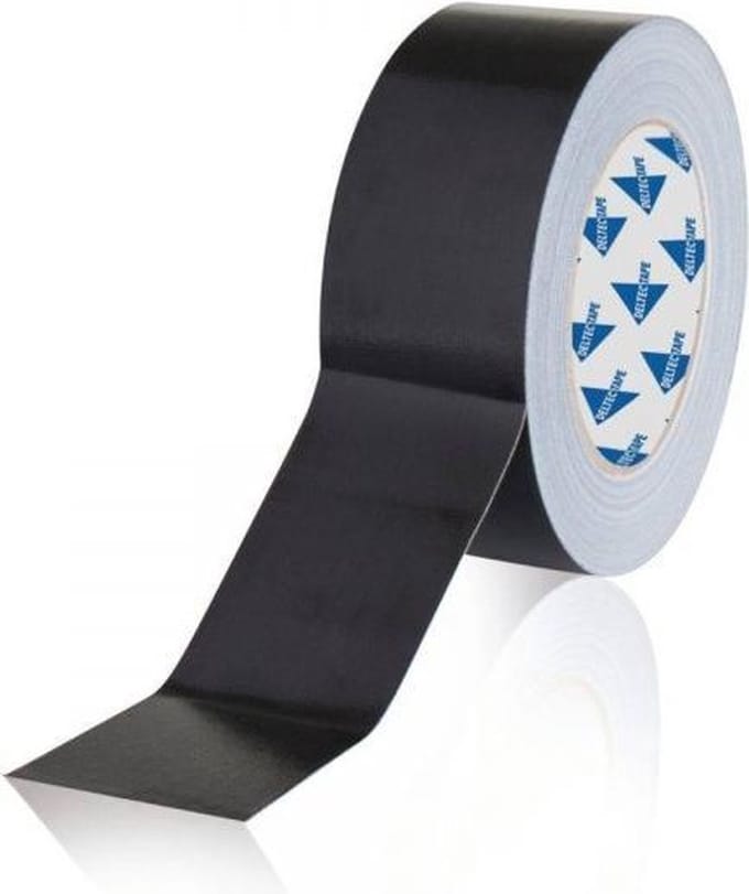 Deltec Gaffa Tape Pro 50mm x 50m Mat Zwart