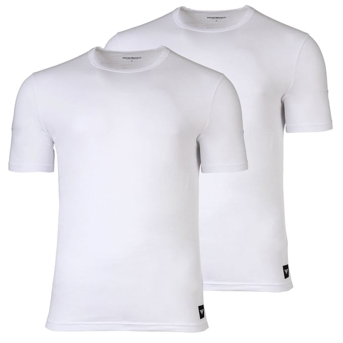 Emporio Armani T-shirt ESSENTIAL LOGOLABEL Set van 2