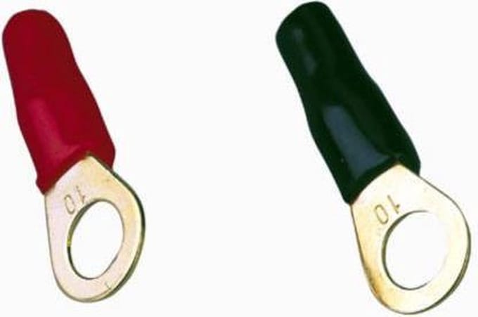 Ring kabelschoen 10 mm² - 8,4 mm 2 x rood 2 x zwart