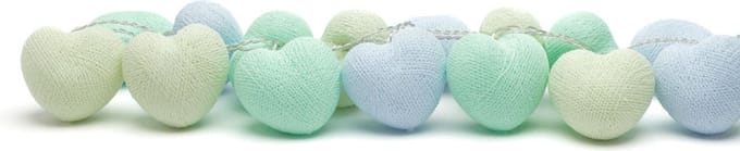 Happy Lights hartjesslinger Pastel Love - 20 LED USB