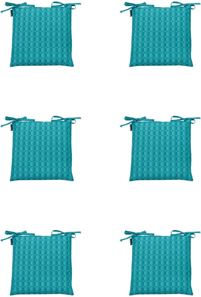 Madison - Zitkussen - Universeel - 6 stuks - 46x46cm - Mairo Sea Blue