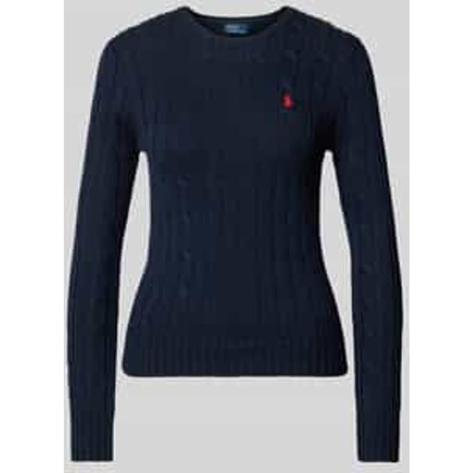 slim fit pullover van puur katoen