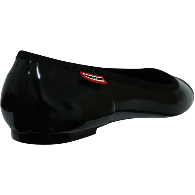 Hunter Original Womens Zwart Ballet Schoenen
