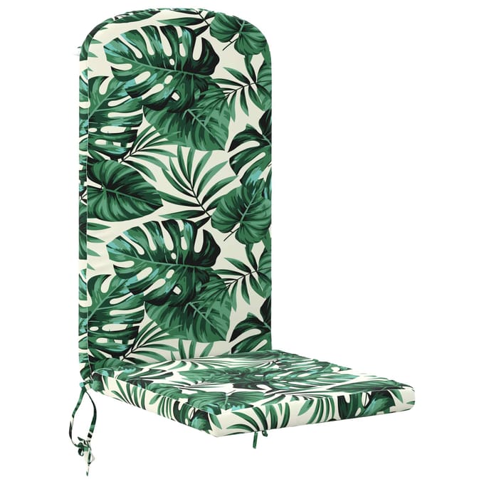 vidaXL - Zon - Ligzitzak - Kussen - GEMERT - 100% - Polyester - Bladpatroon
