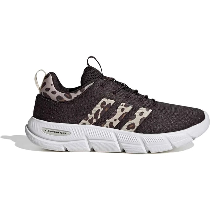 Adidas Cloudfoam Flex dames sneakers bruin wit