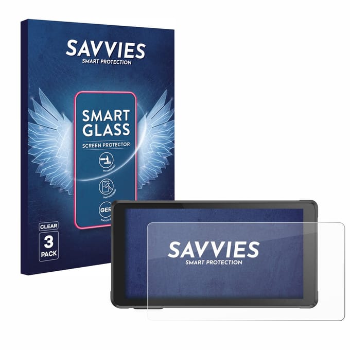 3 Stuks Savvies Screenprotector - geschikt voor Interphone RideSync - beschermfolie glas transparant